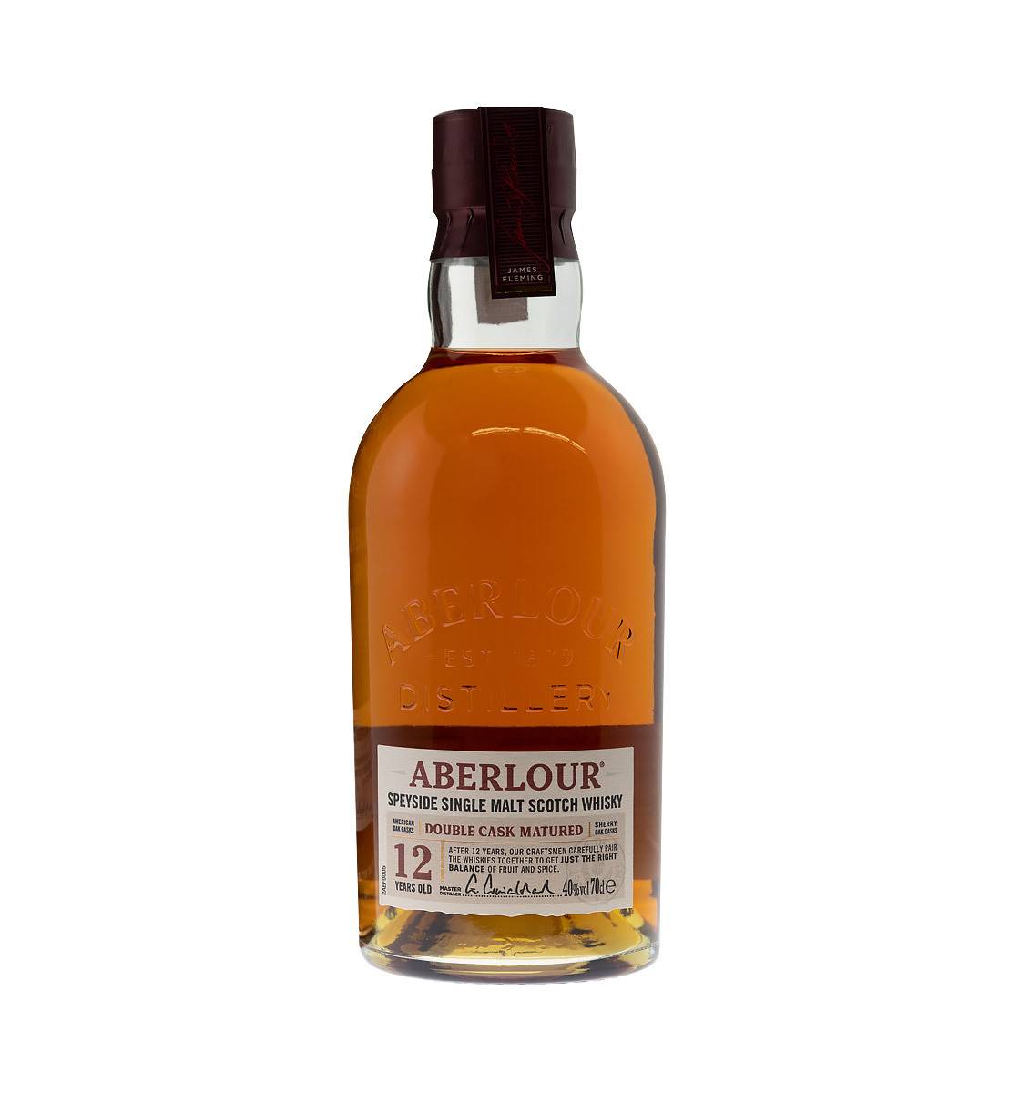 Malt Bar Single Speyside 12 Party vol. · Whisky Old Double 0,7l Kneipe · · · 40% Cask Aberlour Years
